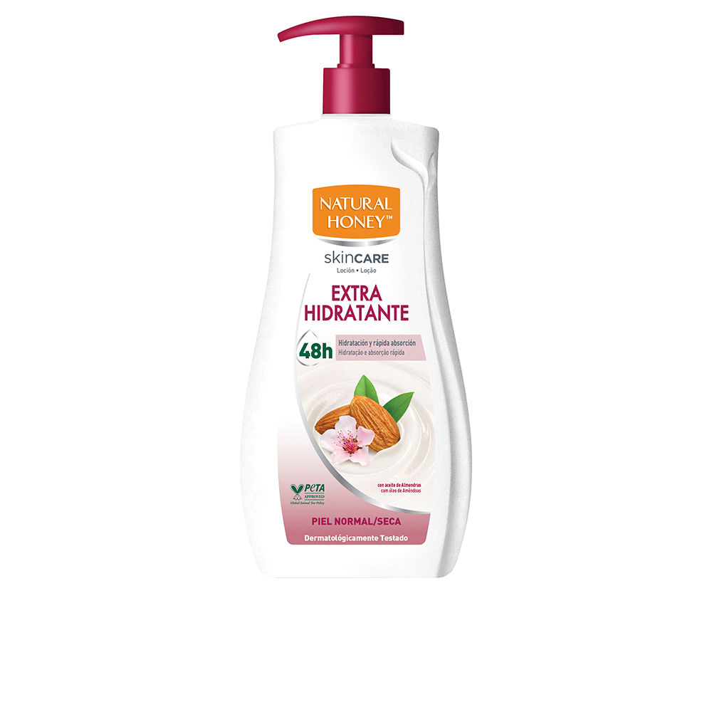 Natural Honey SWEET ALMOND OIL moisturizing lotion dispenser 600 ml