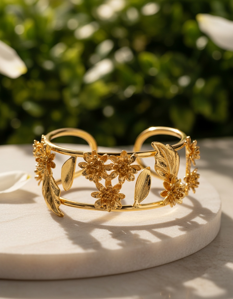 Shabama LUXOR bracelet #shiny gold 1 u - Afbeelding 2