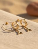 Shabama AGULLA earrings #gold glitter 1 u