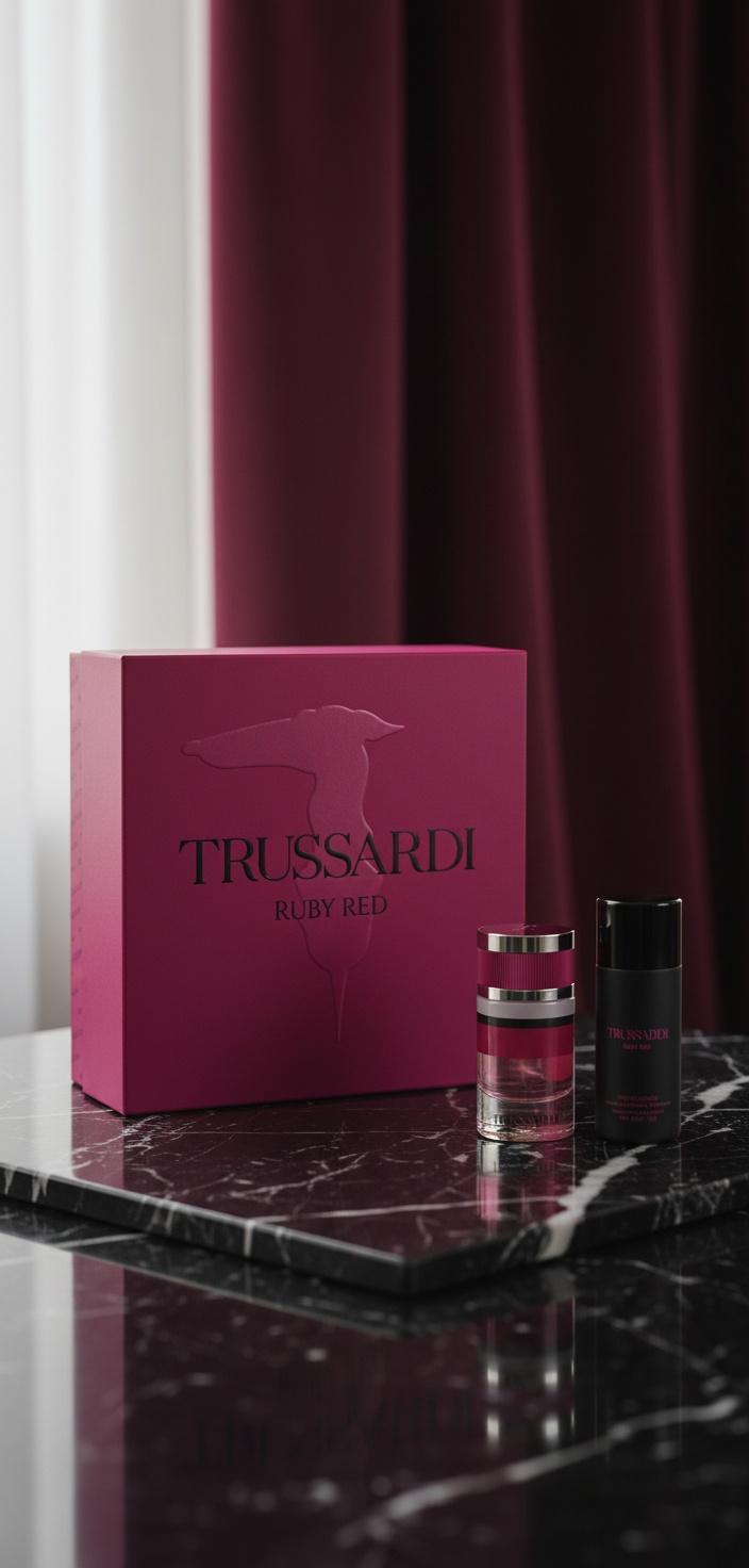 Trussardi RUBY RED ESTUCHE 2 pz - Afbeelding 2