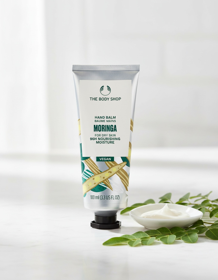 The body shop MORINGA hand balm 100ml - Afbeelding 2