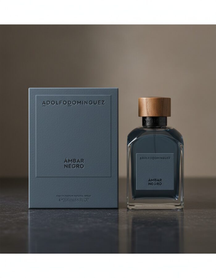 Adolfo Dominguez BLACK AMBER edp vapo 200 ml - Afbeelding 2