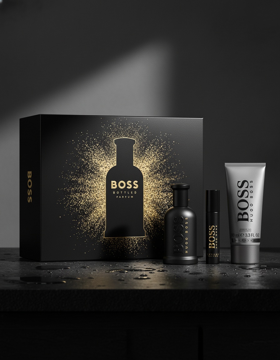 Hugo Boss-boss BOSS BOTTLED PARFUM CASE 3 pcs - Afbeelding 2