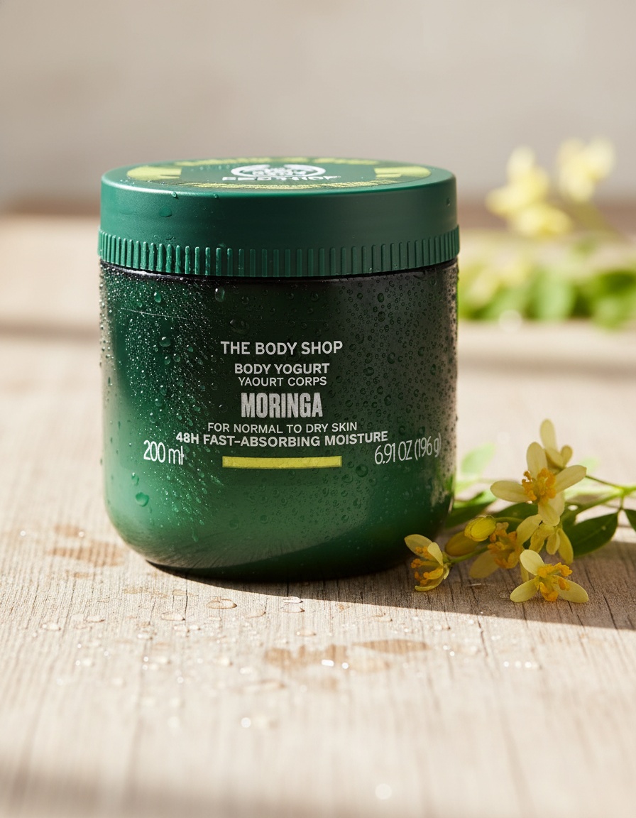 The body shop MORINGA body yogurt 200 ml - Afbeelding 2