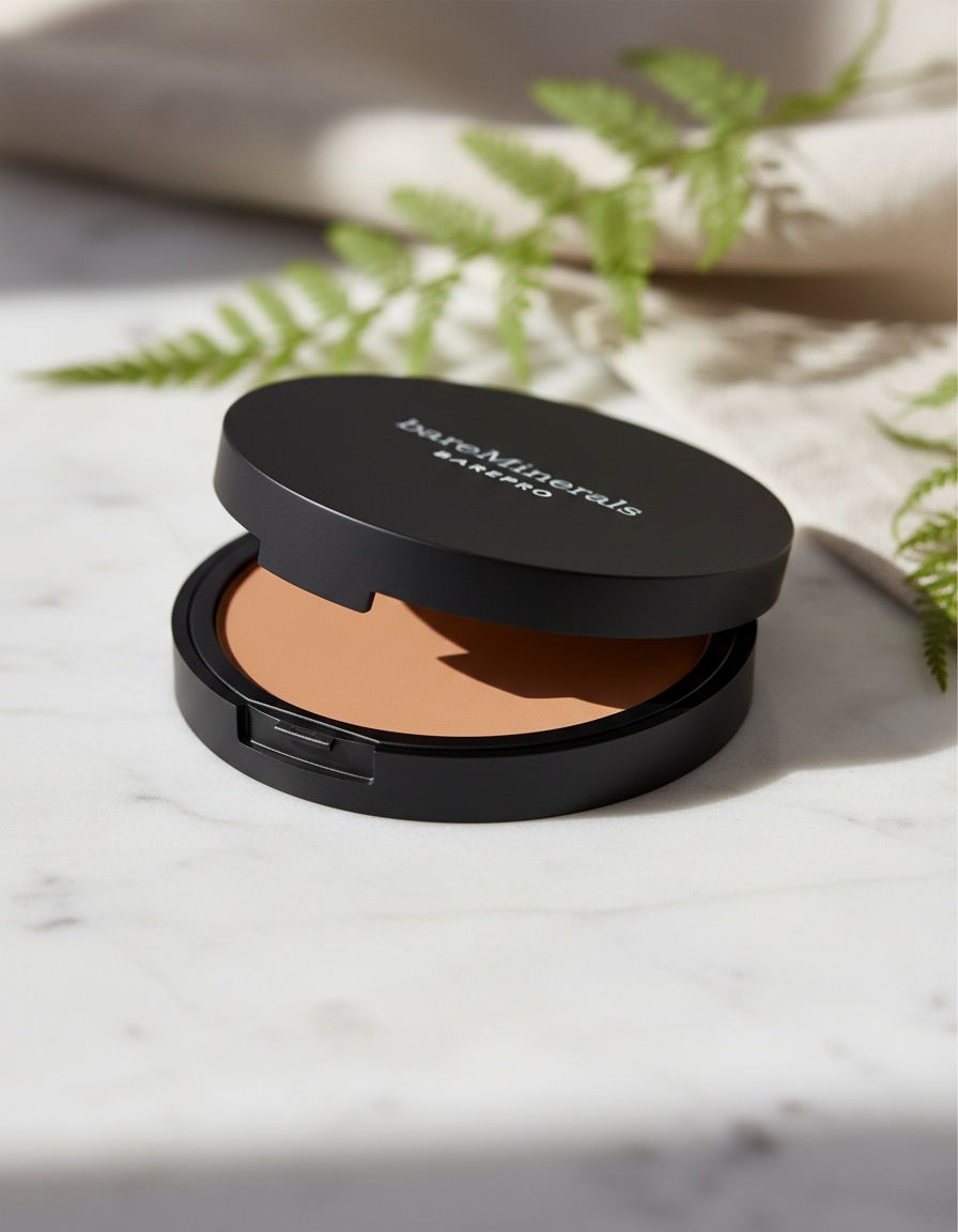 Bare Minerals BAREPRO 16hr powder foundation deep #Medium Deep 45 Neutral 8 gr - Afbeelding 2