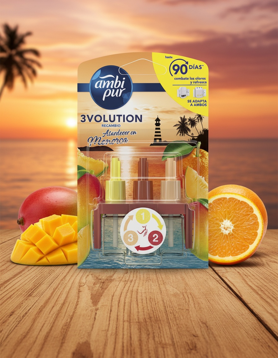 Ambi Pur 3VOLUTION refill air freshener #menorca 20 ml - Afbeelding 2