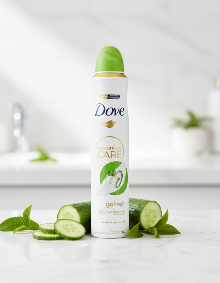 Dove GO FRESH cucumber & green tea deo vapo 200 ml - Afbeelding 2