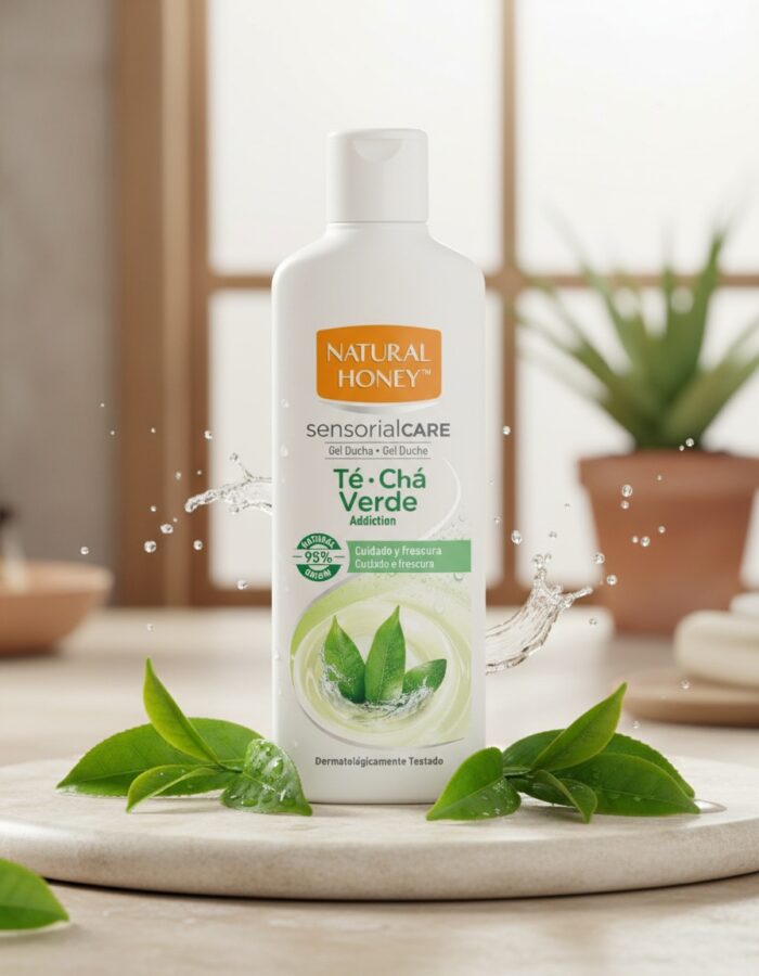 Natural Honey GREEN TEA shower gel 650 ml - Afbeelding 2