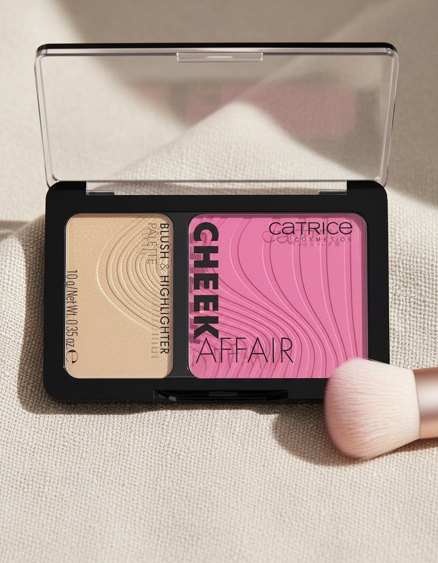 Catrice CHEEK AFFAIR blush & highlighter palette #010-love at first swipe 10 gr - Afbeelding 2