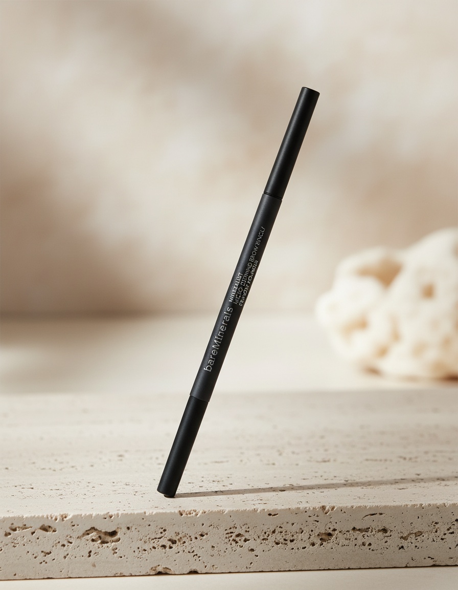 Bare Minerals MINERALIST micro brow pencil #Rich Black 1 u - Afbeelding 2