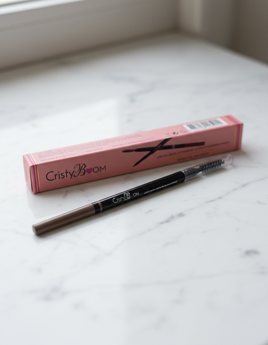 Cristyboom MICROBLANDING EFFECT waterproof eyebrow pencil #light brown 0.1 gr - Afbeelding 2