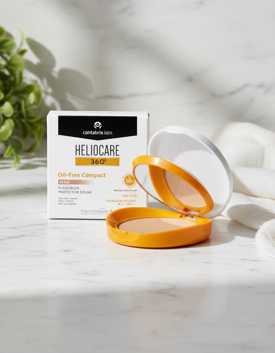 HELIOCARE 360º oil-free compact color SPF50 #Beige 10 gr - Afbeelding 2