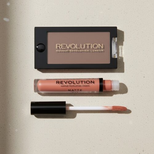 Revolution Make Up EYESHADOWS & LIPSTICK SET LOT 2 pcs