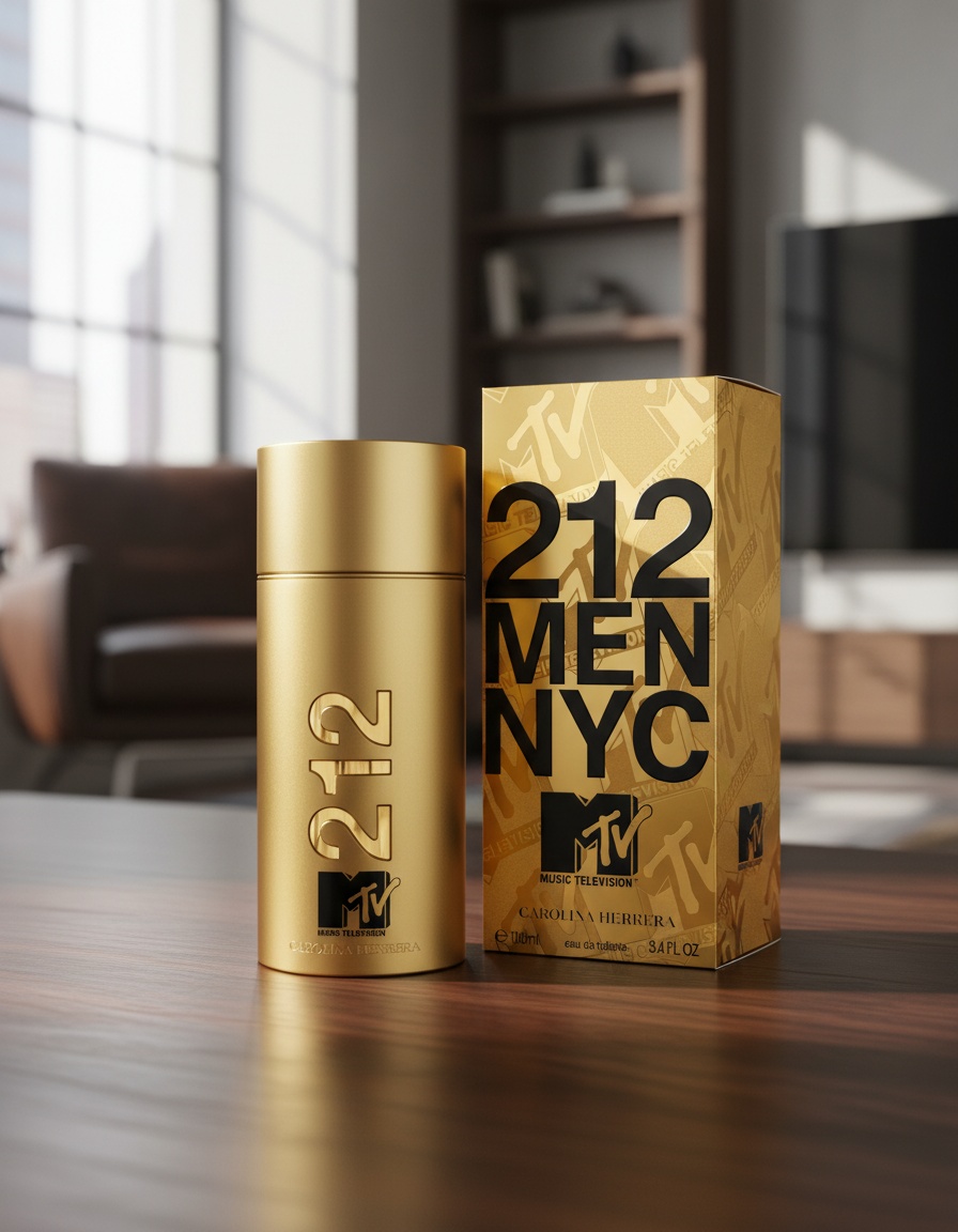Carolina Herrera 212 MEN NYC x MTV edt vapo ed. lim. 100ml - Afbeelding 2