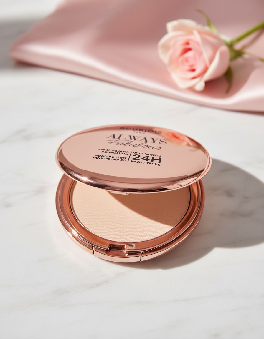 Bourjois ALWAYS FABULOUS powder makeup base SPF20 #300-Rose Sand 7 gr - Afbeelding 2