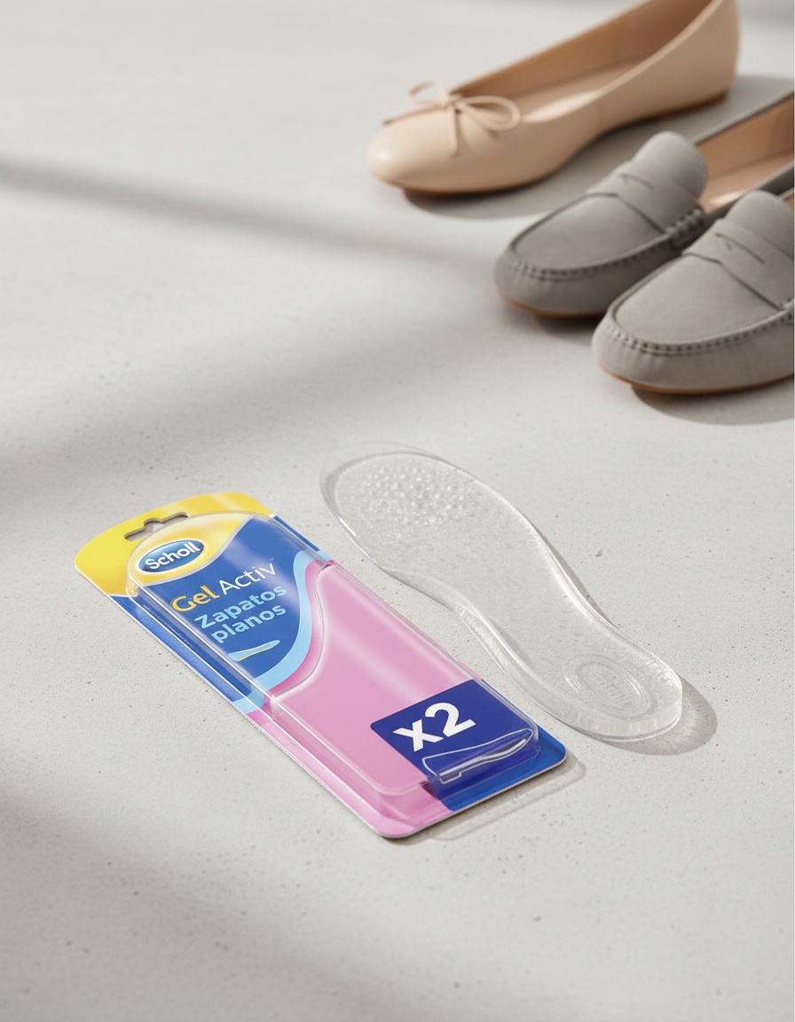 Scholl ACTIV GEL flat shoe insoles 1 u - Afbeelding 2