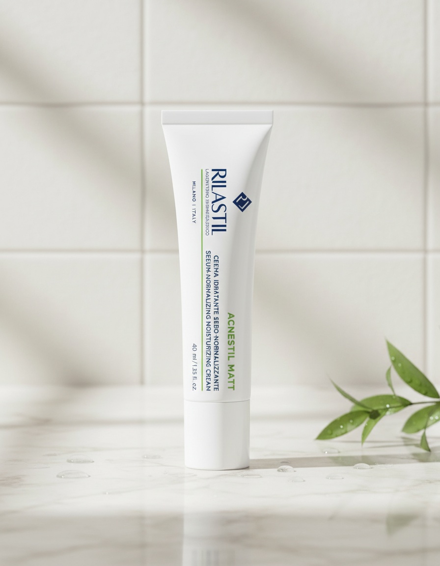 Rilastil ACNESTIL MATT moisturizing and mattifying cream 40 ml - Afbeelding 2