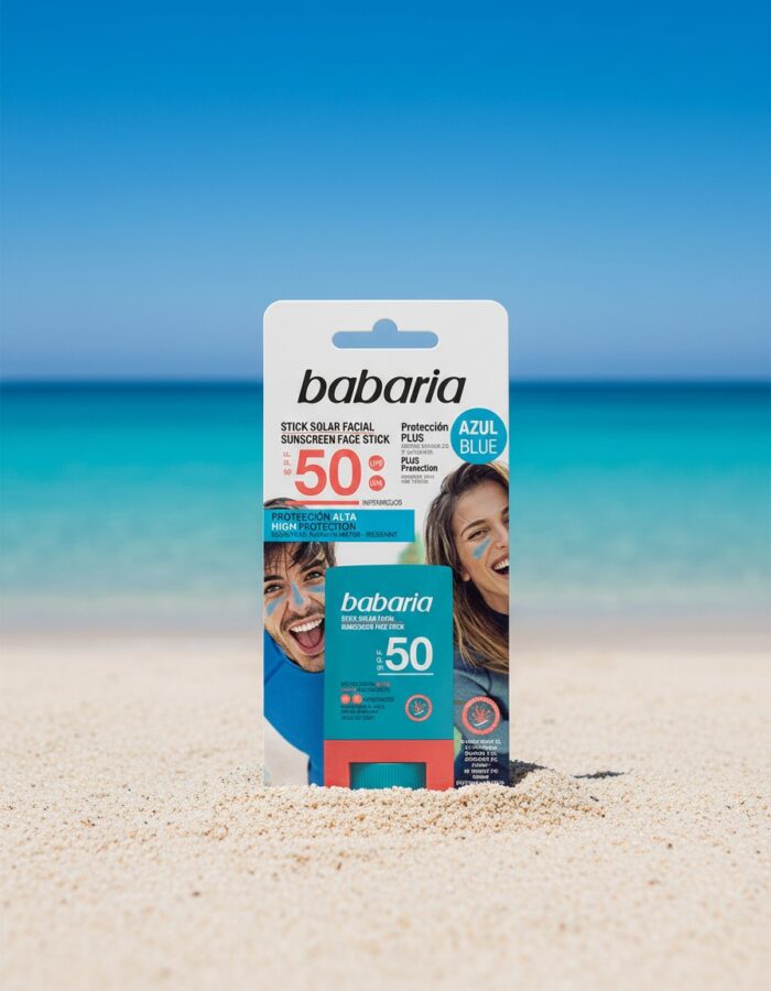Babaria SOLAR BLUE FACIAL STICK SPF50 20 gr - Afbeelding 2