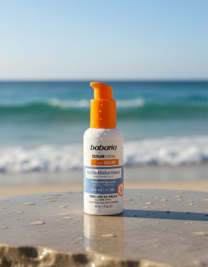 Babaria SOLAR HYALURONIC ACID facial serum SPF50+ 30 ml - Afbeelding 2