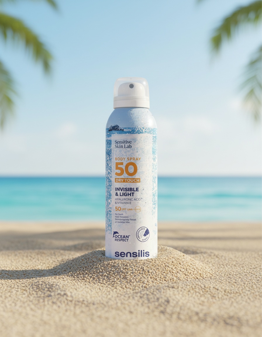 Sensilis INVISIBLE & LIGHT body spray SPF50+ 200 ml - Afbeelding 2