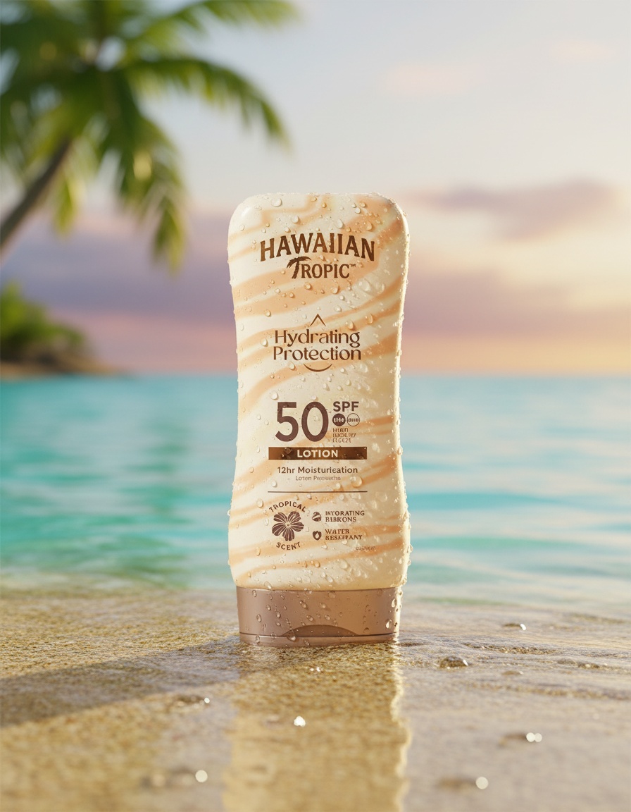 Hawaiian Tropic SILK HYDRATING PROTECTION sun lotion SPF50 180 ml - Afbeelding 2