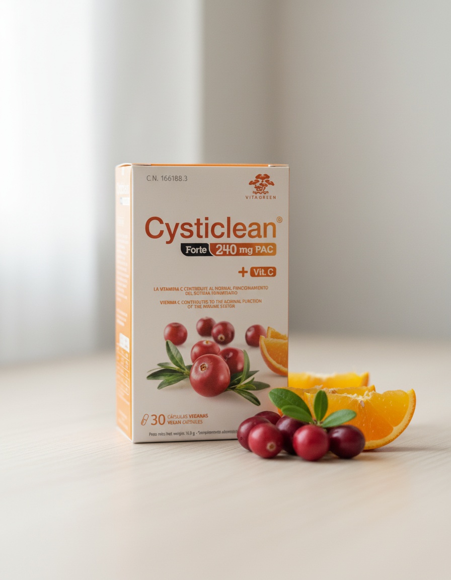 CYSTICLEAN FORTE with PAC and Vit C and Cranberry capsules 30 u - Afbeelding 2