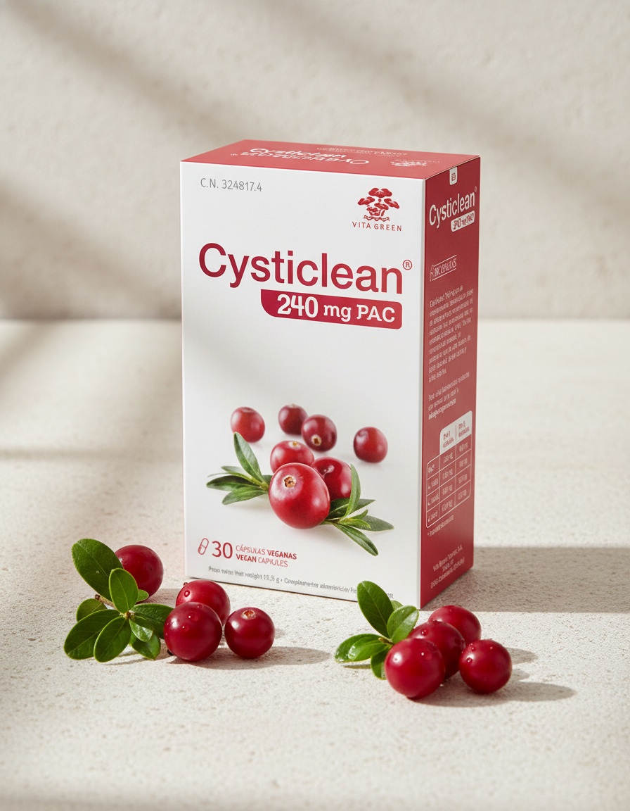 CYSTICLEAN CLASSIC 240 mg of PAC and Cranberry capsules 30 units - Afbeelding 2