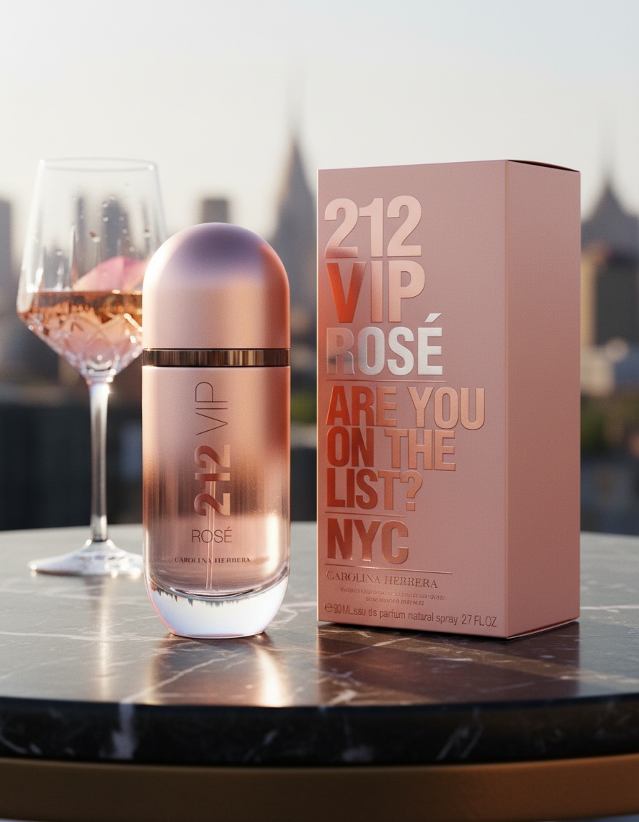 Carolina Herrera 212 VIP ROSÉ edp vapor 80 ml - Afbeelding 2