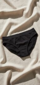 PlatanomelÓn KIWITAS CLASSIC SPORTY menstrual panties black #M 1 u