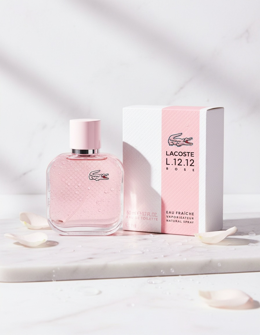 LACOSTE L.12.12 ROSE EAU FRAICHE edt vapo 50 ml - Afbeelding 2