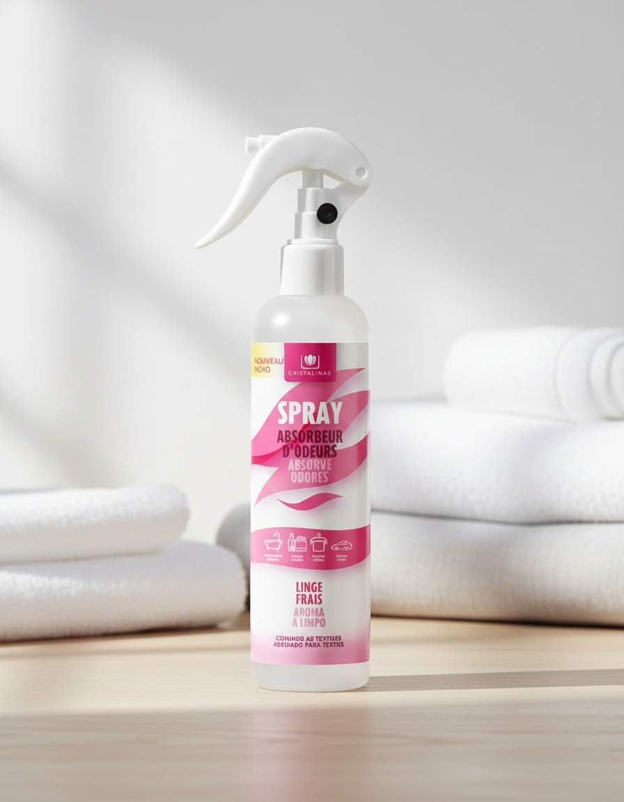 Cristalinas SPRAY absorbs odors #clean aroma 250 ml - Afbeelding 2