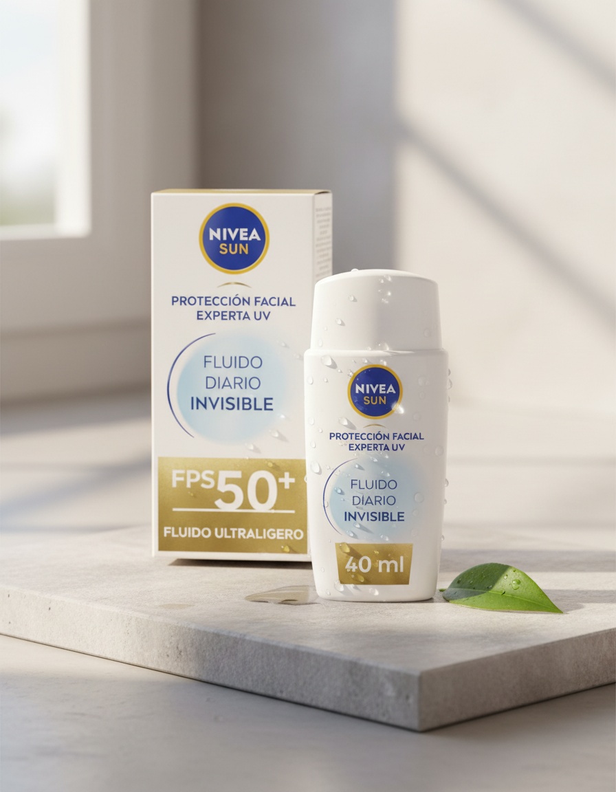 Nivea SUN INVISIBLE DAILY FLUID SPF50+ 40 ml - Afbeelding 2