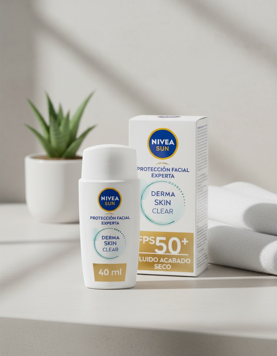 Nivea SUN DERMA CLEAR SKIN SPF50+ 40 ml - Afbeelding 2