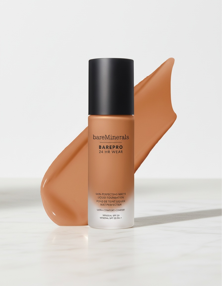 Bare Minerals BAREPRO 24HR WEAR matte liquid foundation SPF20 #Light 21 Cool 30 ml - Afbeelding 2