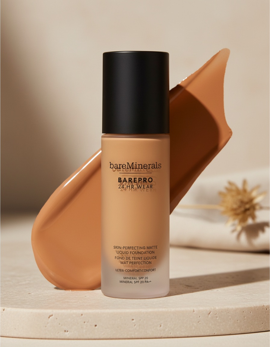 Bare Minerals BAREPRO 24HR WEAR matte liquid foundation SPF20 #Light 22 Warm 30 ml - Afbeelding 2