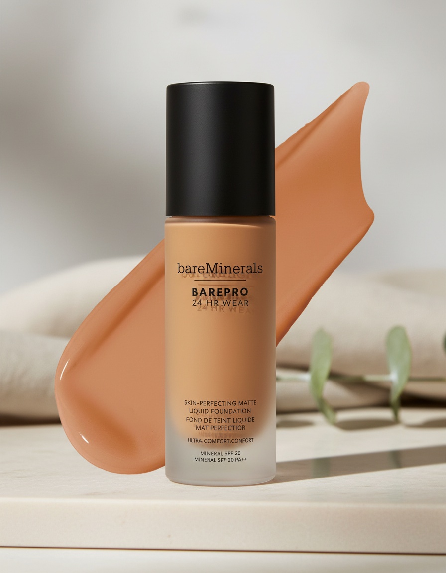 Bare Minerals BAREPRO 24HR WEAR matte liquid foundation SPF20 #Light 26 Cool 30 ml - Afbeelding 2
