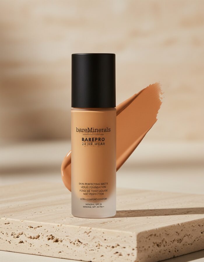 Bare Minerals BAREPRO 24HR WEAR matte liquid foundation SPF20 #Light 27 Cool 30 ml - Afbeelding 2