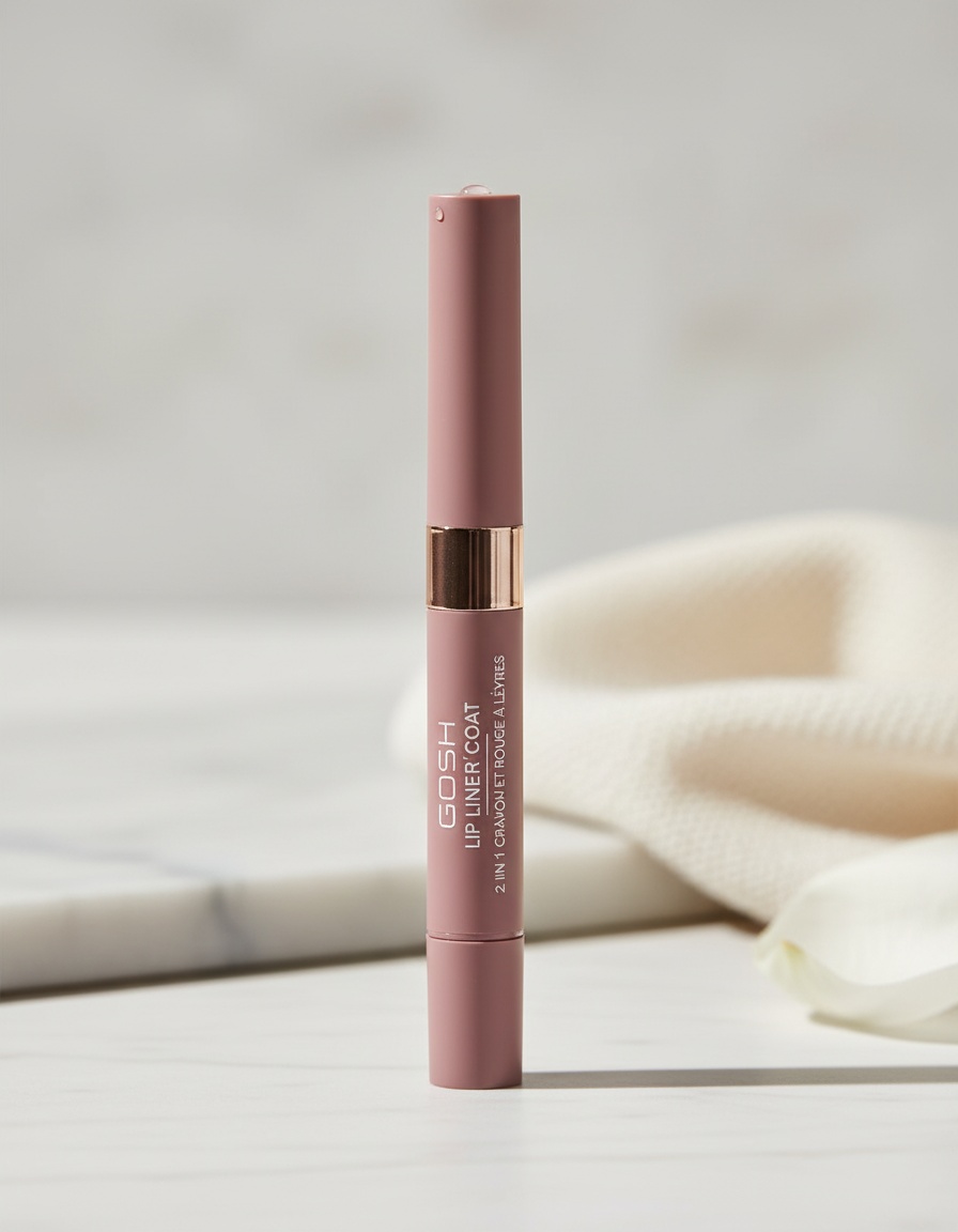 Gosh LIP LINE'N COAT 2 in 1 lipstick #001-ruby chocolate 2 ml