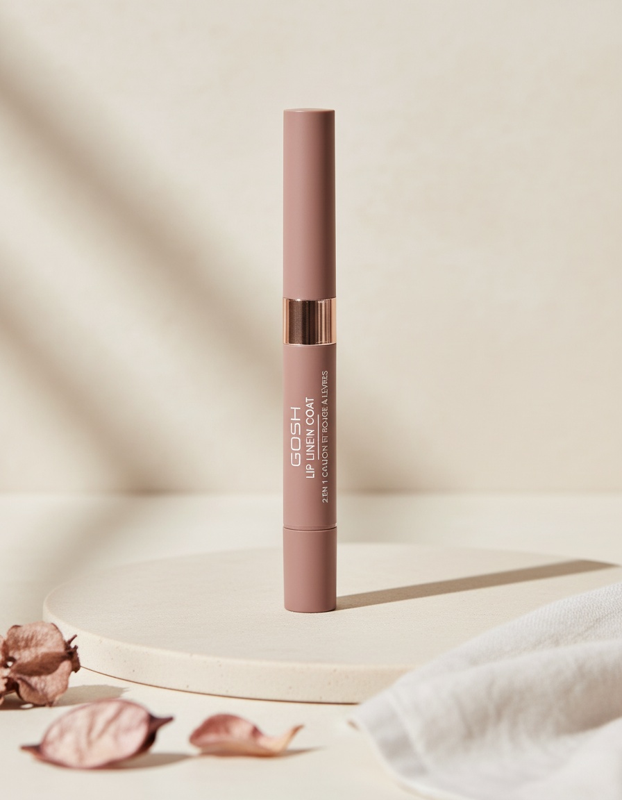 Gosh LIP LINE'N COAT 2 in 1 lipstick #002-Burnt Cinnamon 2 ml