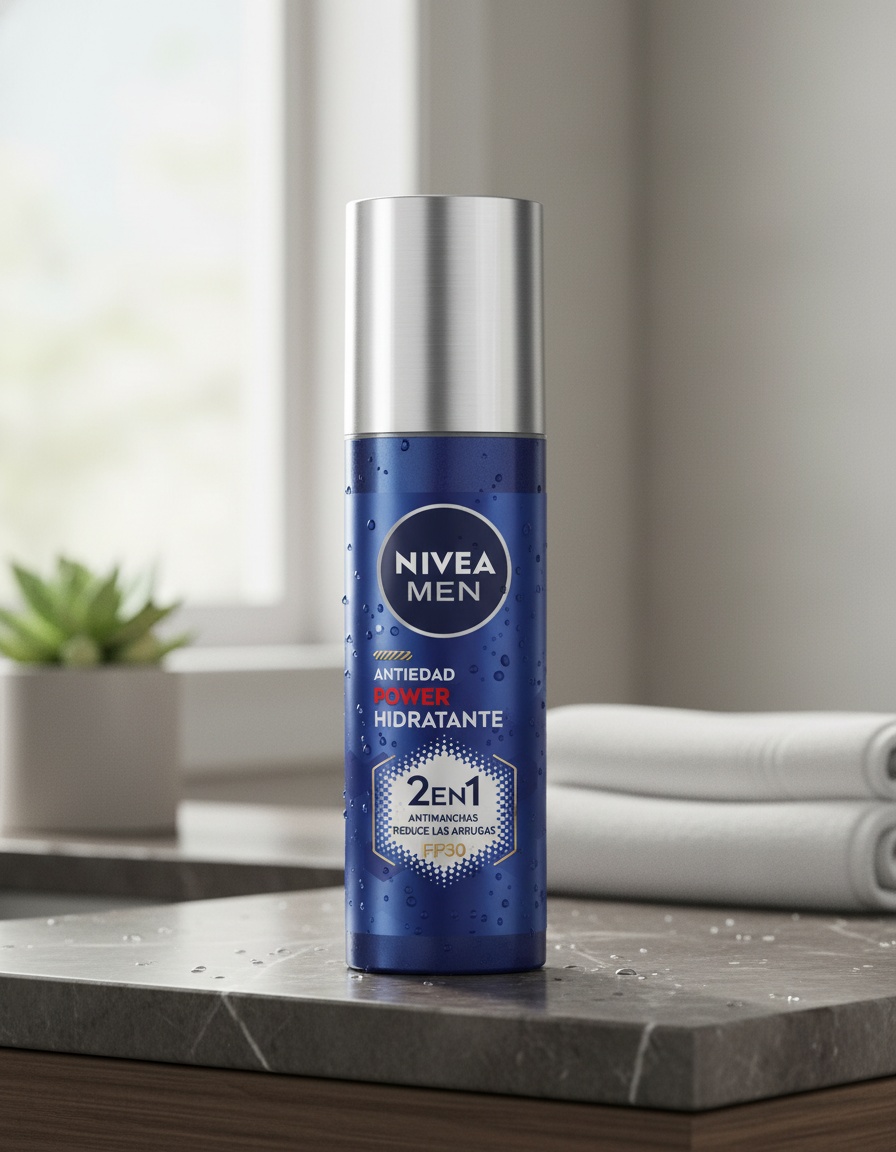 Nivea MEN POWER anti-aging cream 2 in 1 SPF30 50 ml - Afbeelding 2