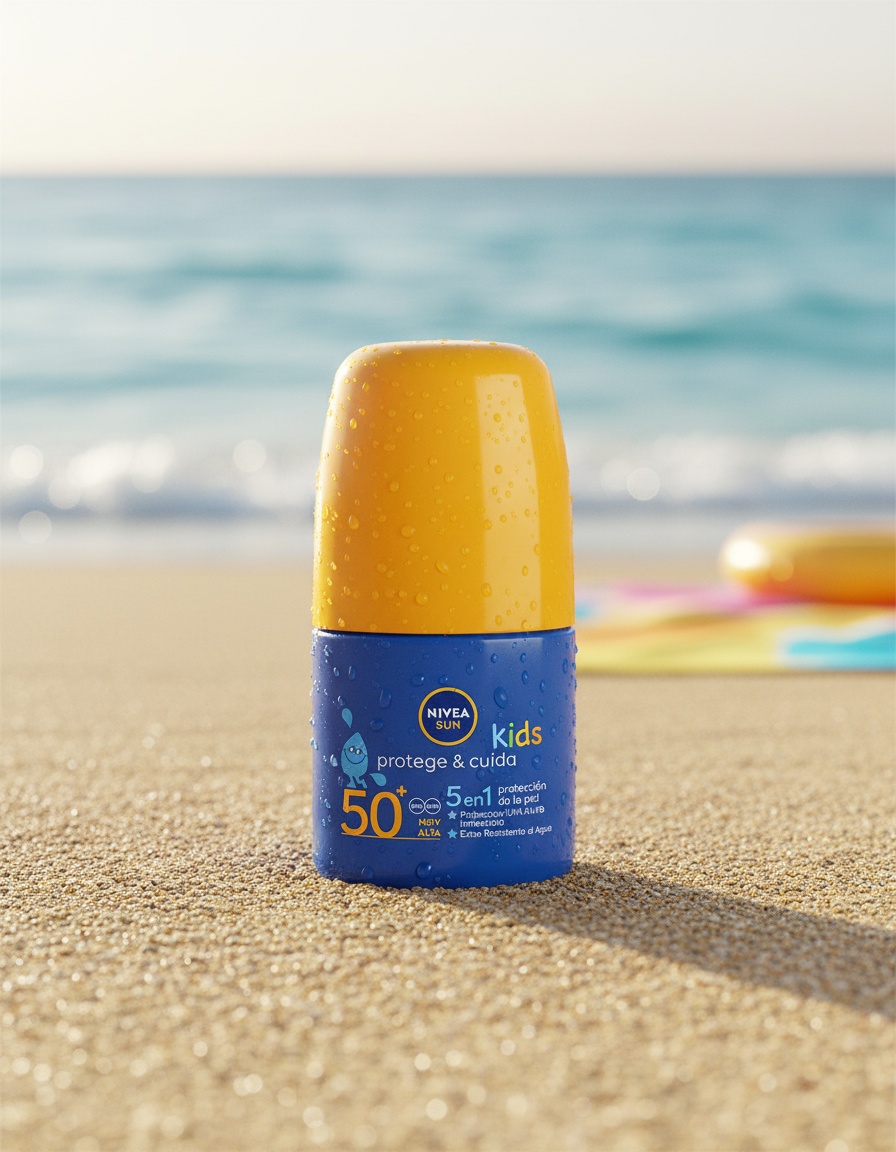 Nivea SUN KIDS PROTECT&CARE roll on SPF50 50 ml - Afbeelding 2