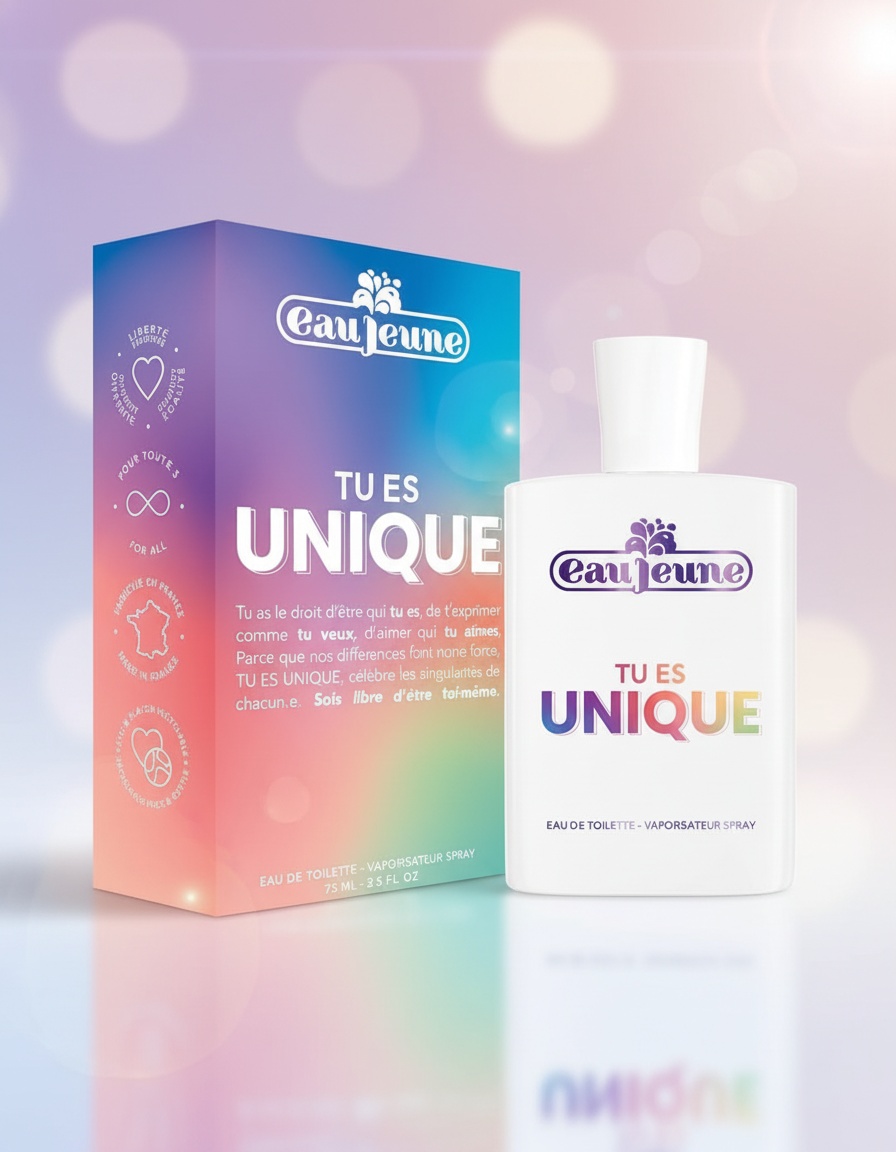 Eau Jeune TU ES UNIQUE edt vapo 75 ml - Afbeelding 2