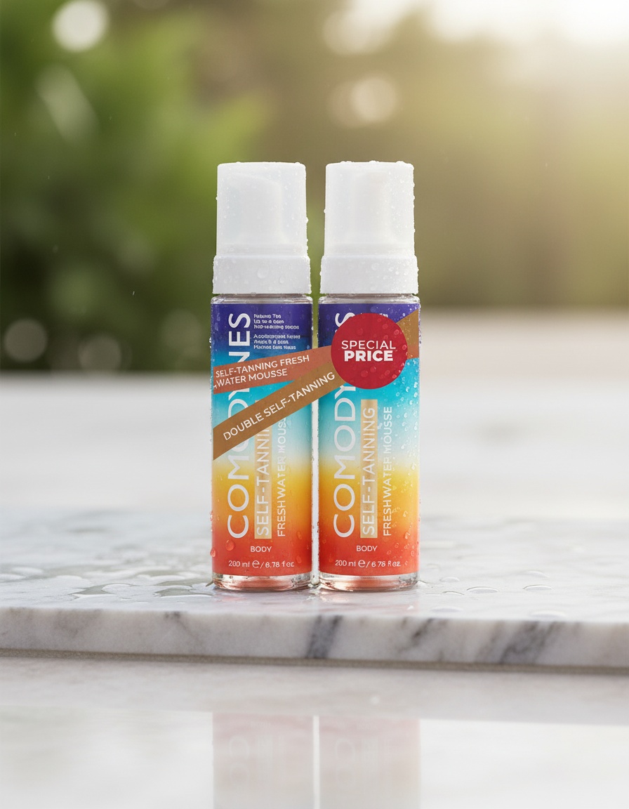Comodynes SELF TANNING progressive self-tanning mousse pack 2 x 200 ml - Afbeelding 2