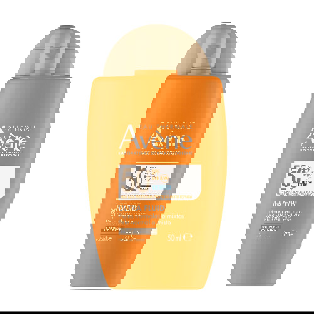 AvÈne SOLAIRE ULTRA FLUID MAT PERFECT universal facial sunscreen SPF 50 50 ml