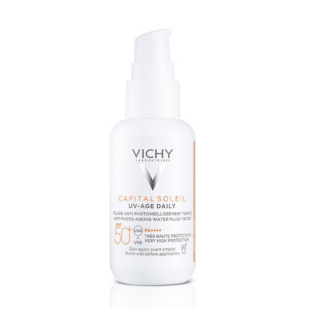 Vichy CAPITAL SOLEIL UV AGE daily photoprotective fluid color light SPF50+ 40 ml