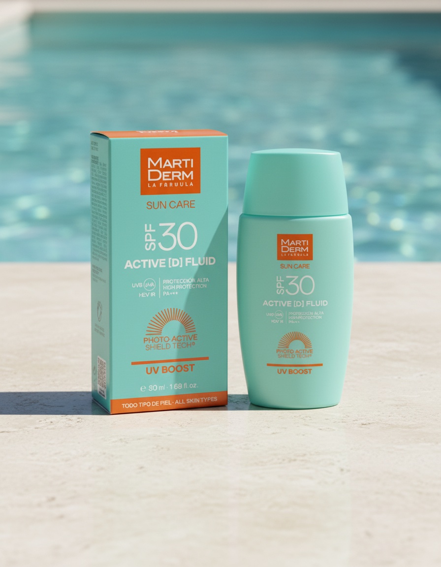Martiderm SUN CARE ACTIVE [D] fluid sunscreen SPF30 50 ml - Afbeelding 2