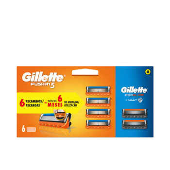 Gillette FUSION 5 oplader 4 reserveonderdelen + PROGLIDE 2 reserveonderdelen