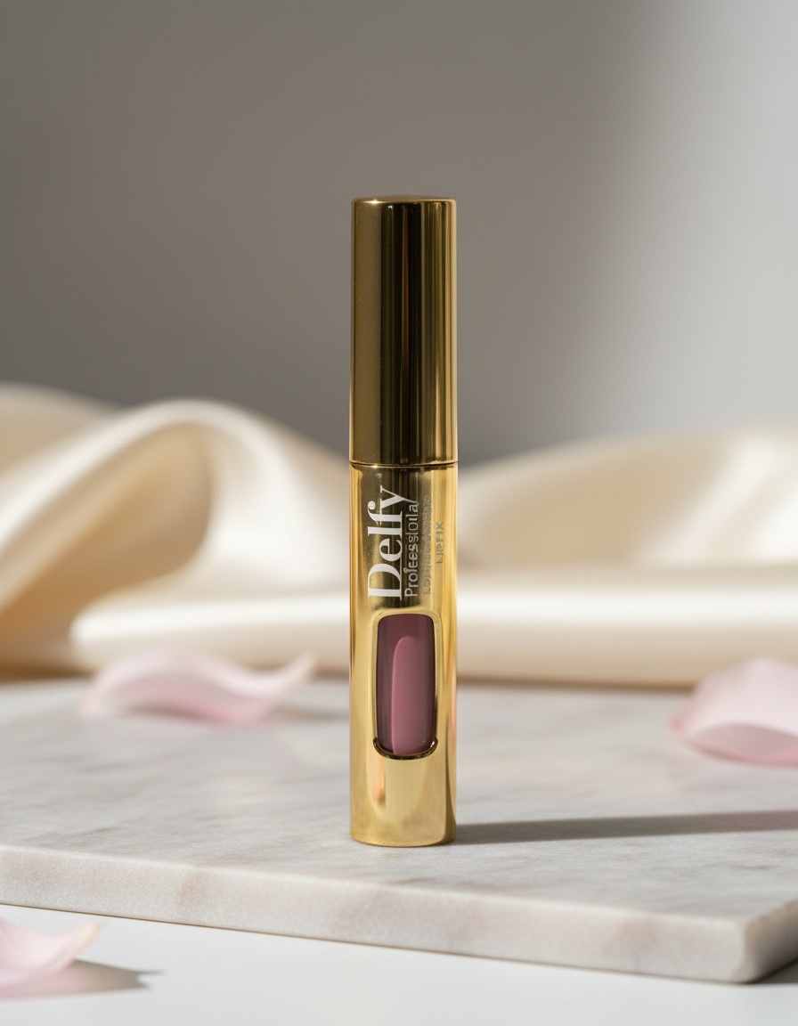 Delfy LIPFIX GOLD liquid lipstick #cameo 8 gr