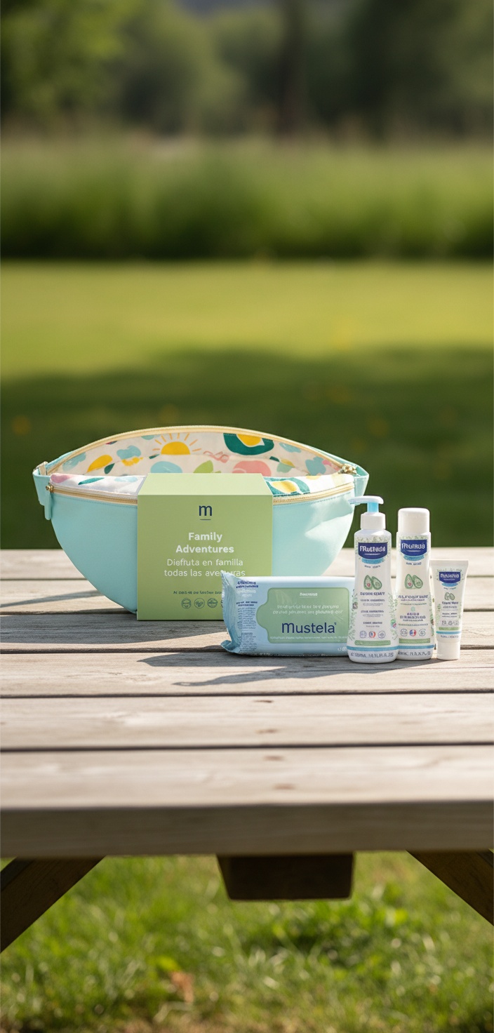 Mustela BANANA BAG FAMILY ADVENTURE PASTEL CASE 5 pcs - Afbeelding 2