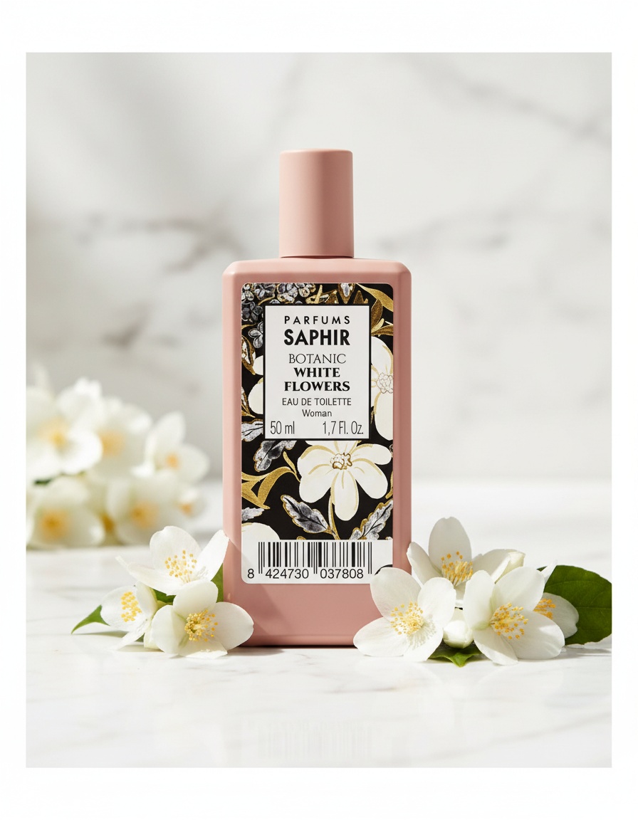 Parfums Saphir WHITE FLOWERS edt vapo 50 ml - Afbeelding 2